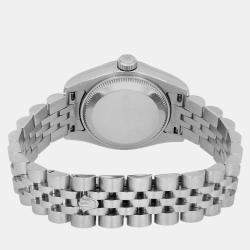 Rolex Silver Stainless Steel Datejust 179174 Automatic Women's Wristwatch 26 mm