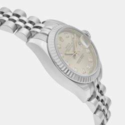 Rolex Silver Stainless Steel Datejust 179174 Automatic Women's Wristwatch 26 mm