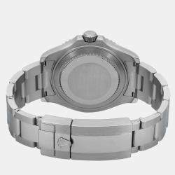 Rolex Rhodium Stainless Steel Yacht-Master 268622 Automatic Men's Wristwatch 37 mm