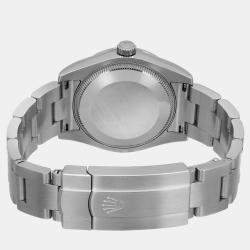 Rolex Blue Stainless Steel Oyster Perpetual 177200 Automatic Women's Wristwatch 31 mm