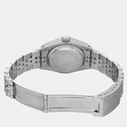 Rolex Silver Stainless Steel Datejust 69174 Automatic Women's Wristwatch 26 mm
