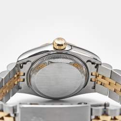 Pre Owned ساعة يد نسائية رولكس ديتجاست 26 مم ستانلس ستيل ذهب أصفر عيار 18 ألماس شمبانيا