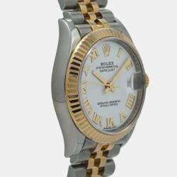 Rolex Datejust 278273 White Dial 18K Yellow Gold Stainless Steel  Automatic Women's Wristwatch 31 mm