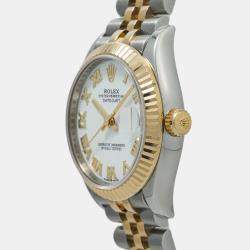 Rolex Datejust 278273 White Dial 18K Yellow Gold Stainless Steel  Automatic Women's Wristwatch 31 mm
