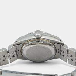Rolex Oyster Perpetual Date 69190 Automatic White Stainless Steel Women's Wristwatch 26mm