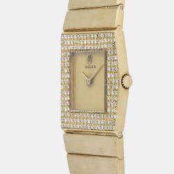 Rolex Cellini King Midas 4609 3065 Manual Winding Gold 18K Yellow Gold Women's Wristwatch 27mm