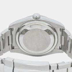 Rolex Silver Stainless Steel Datejust 116244 Automatic Women's Wristwatch 36mm