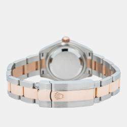 Rolex Datejust 279381RBR Automatic White 18K Rose Gold MOP Women's Wristwatch 28mm