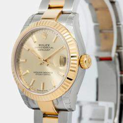 Rolex Datejust 278273 Automatic Champagne 18k Yellow Gold Stainless Steel Women's Wristwatch 31 mm