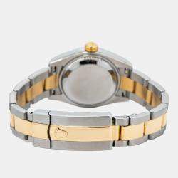 Rolex Datejust 179173 Automatic Champagne 18k Yellow Gold Stainless Steel Diamond Women's Wristwatch 26 mm