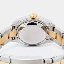 Rolex Datejust 179173 Automatic Champagne 18k Yellow Gold Stainless Steel Diamond Women's Wristwatch 26 mm