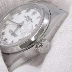 Rolex Oyster Perpetual 79160 Automatic White Stainless Steel Women's Wristwatch 26 mm