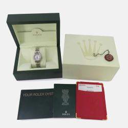 Rolex Oyster Perpetual 79160 Automatic White Stainless Steel Women's Wristwatch 26 mm