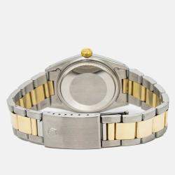 Rolex Datejust 16003 Automatic White 18k Yellow Gold Stainless Steel Women's Wristwatch 36 mm