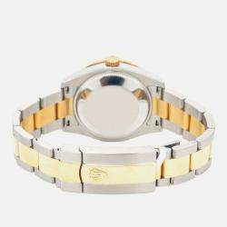 Rolex Datejust 178273 Automatic Champagne 18k Yellow Gold Stainless Steel Diamond Women's Wristwatch 31 mm