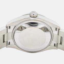 Rolex Oyster Perpetual 277200 Red Stainless Steel Automatic Women's Wristwatch 31 mm