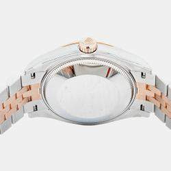 Rolex Datejust 278271 Automatic Pink 18k Rose Gold Diamond Stainless Steel Women's Wristwatch 31 mm