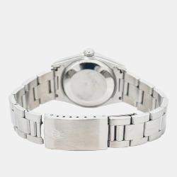 Rolex White Stainless Steel Datejust 68240 Automatic Women's Wristwatch 31 mm