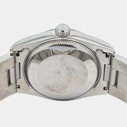 Rolex White Stainless Steel Datejust 68240 Automatic Women's Wristwatch 31 mm
