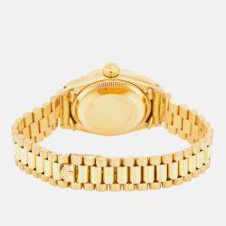 Rolex Date 6917 Automatic Gold18K Yellow Gold Women's Wristwatch 26mm