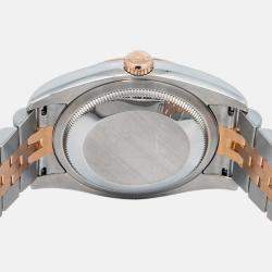 Rolex Datejust 116231 Automatic Pink 18K Rose Gold Diamonds Women's Wristwatch 36 mm