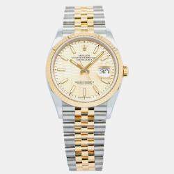 Rolex Datejust 126233 Automatic Gold 18K Yellow Gold Women's Wristwatch 36 mm