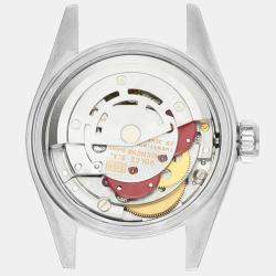 Pre Owned Rolex Oyster Perpetual Date 69160 Automatic Silver Stainless Steel Women's Wristwatch 26 mm