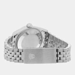 Pre Owned Rolex Datejust 78240 Automatic Silver Stainless Steel Women's Wristwatch 31 mm