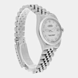 Pre Owned Rolex Datejust 78240 Automatic Silver Stainless Steel Women's Wristwatch 31 mm