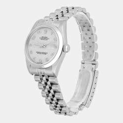 Pre Owned Rolex Datejust 78240 Automatic Silver Stainless Steel Women's Wristwatch 31 mm
