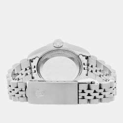 Pre Owned Rolex Datejust 69174 Automatic Silver Stainless Steel Women's Wristwatch 26 mm