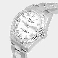 Pre Owned Rolex Datejust 178274 Automatic White Stainless Steel Women's Wristwatch 31 mm