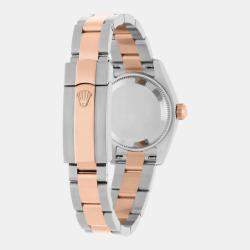 مملوكة مسبقًا Rolex Datejust 179161 Automatic Stainless Steel 18K Rose Gold Women's Wristwatch 26 mm