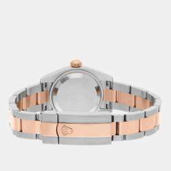 مملوكة مسبقًا Rolex Datejust 179161 Automatic Stainless Steel 18K Rose Gold Women's Wristwatch 26 mm