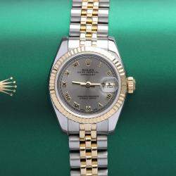 Pre Owned Rolex Datejust 179173 Automatic Steel Stainless Steel 18K Yellow Gold Women's Wristwatch 26 mm