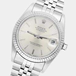 Pre Owned Rolex Datejust 68274 Automatic Silver Stainless Steel Women's Wristwatch 31 mm