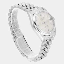 Pre Owned Rolex Datejust 68274 Automatic Silver Stainless Steel Women's Wristwatch 31 mm