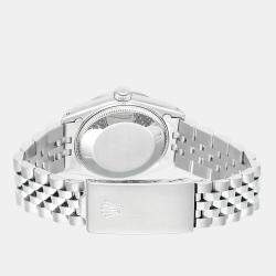 Pre Owned Rolex Datejust 68274 Automatic Silver Stainless Steel Women's Wristwatch 31 mm