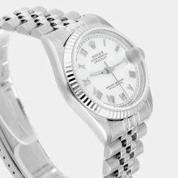 Pre Owned Rolex Datejust 68274 Automatic Silver Stainless Steel Women's Wristwatch 31 mm