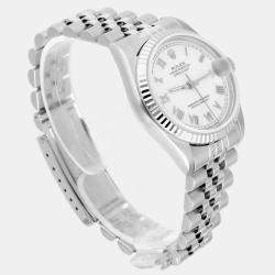 Pre Owned Rolex Datejust 68274 Automatic Silver Stainless Steel Women's Wristwatch 31 mm