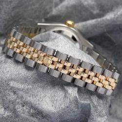 Pre Owned Rolex Datejust 179173 Automatic Stainless Steel 18K Yellow Gold Women's Wristwatch 26 mm