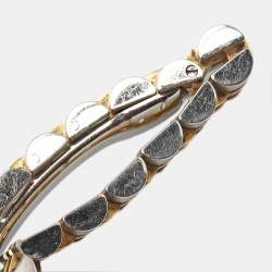 Pre Owned Rolex Cream Pyramid Dial 18K Yellow Gold Stainless Steel Datejust 179173 Women's Wristwatch 26 mm