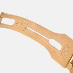 Pre Owned Rolex Day-Date 118235 Automatic Gold 18k Rose Gold Diamond Women's Wristwatch 36 mm