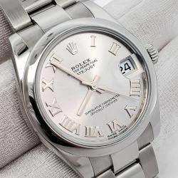 Pre Owned Rolex Datejust 178240 Automatic Silver Stainless Steel Women's Wristwatch 31 mm