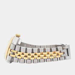 مملوكة مسبقًا Rolex Datejust 68273 Automatic Grey 18k Yellow Gold Stainless Steel Women's Wristwatch 31 mm
