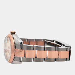Pre Owned Rolex Datejust 178241 Automatic Pink 18K Rose Gold Stainless Steel Women’s Wristwatch 31 mm