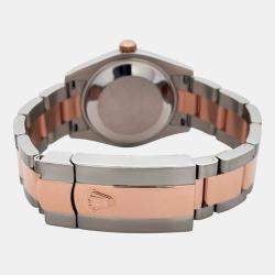 Pre Owned Rolex Datejust 178241 Automatic Pink 18K Rose Gold Stainless Steel Women’s Wristwatch 31 mm