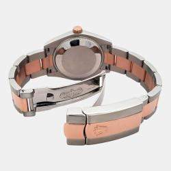 Pre Owned Rolex Datejust 178241 Automatic Pink 18K Rose Gold Stainless Steel Women’s Wristwatch 31 mm