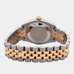 Pre Owned Rolex Datejust 178273 Automatic Champagne 18K Yellow Gold Stainless Steel Women’s Wristwatch 31 mm