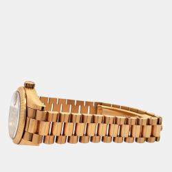 Pre Owned Rolex President Datejust 279178 Automatic Diamond 18K Yellow Gold Women’s Wristwatch 28 mm